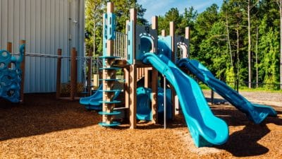 Church Chooses Recycled Play Structure for Community Build