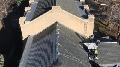 New Composite Slate Roof Tops Historic Denver Church