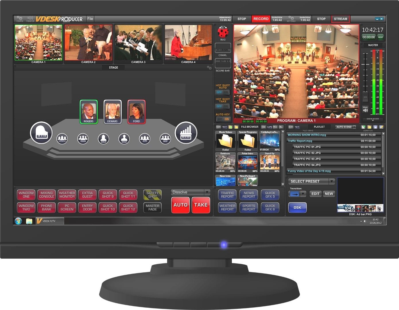 Robotic Camera and Light Tracking Technology