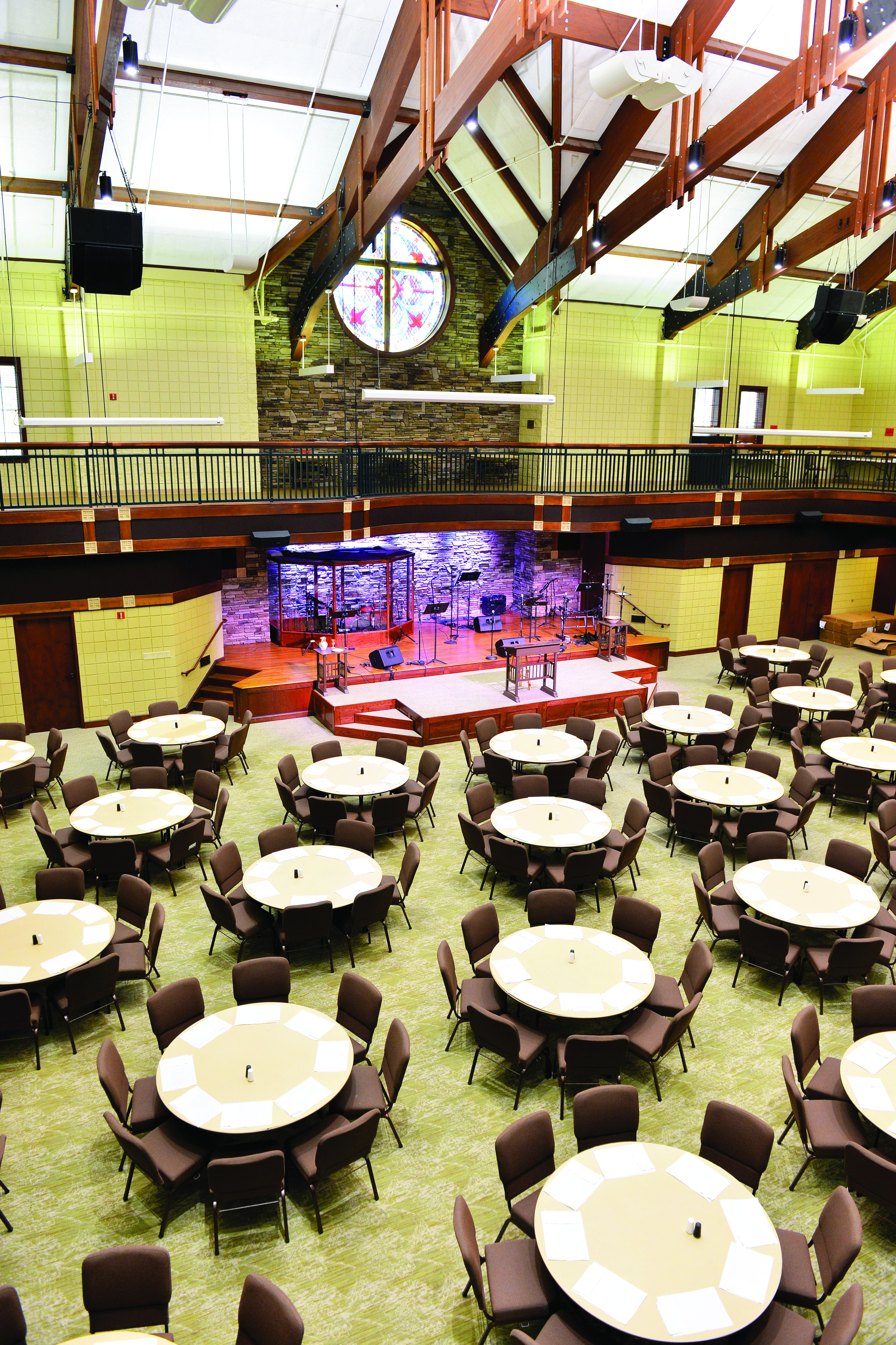 Tables and Chairs for Fellowship and Flexibility