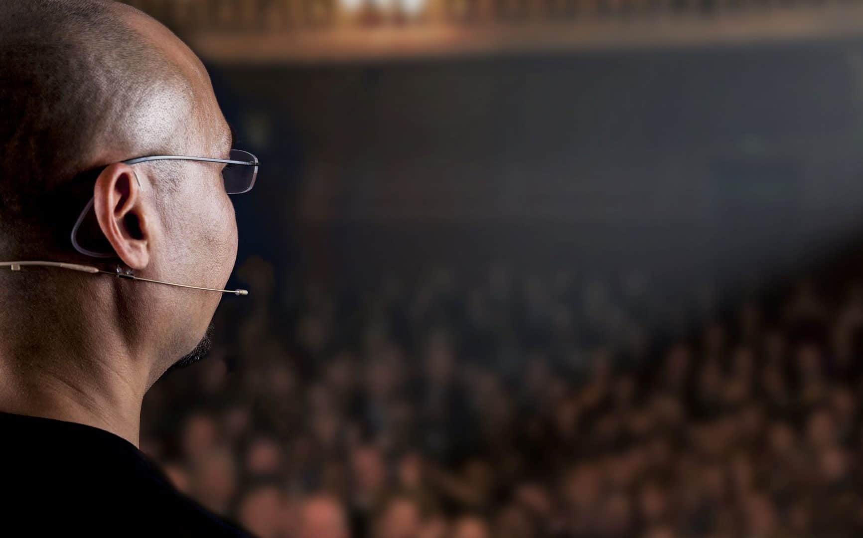 How to Mic Speech on Stage with Headworn and Miniature Mics