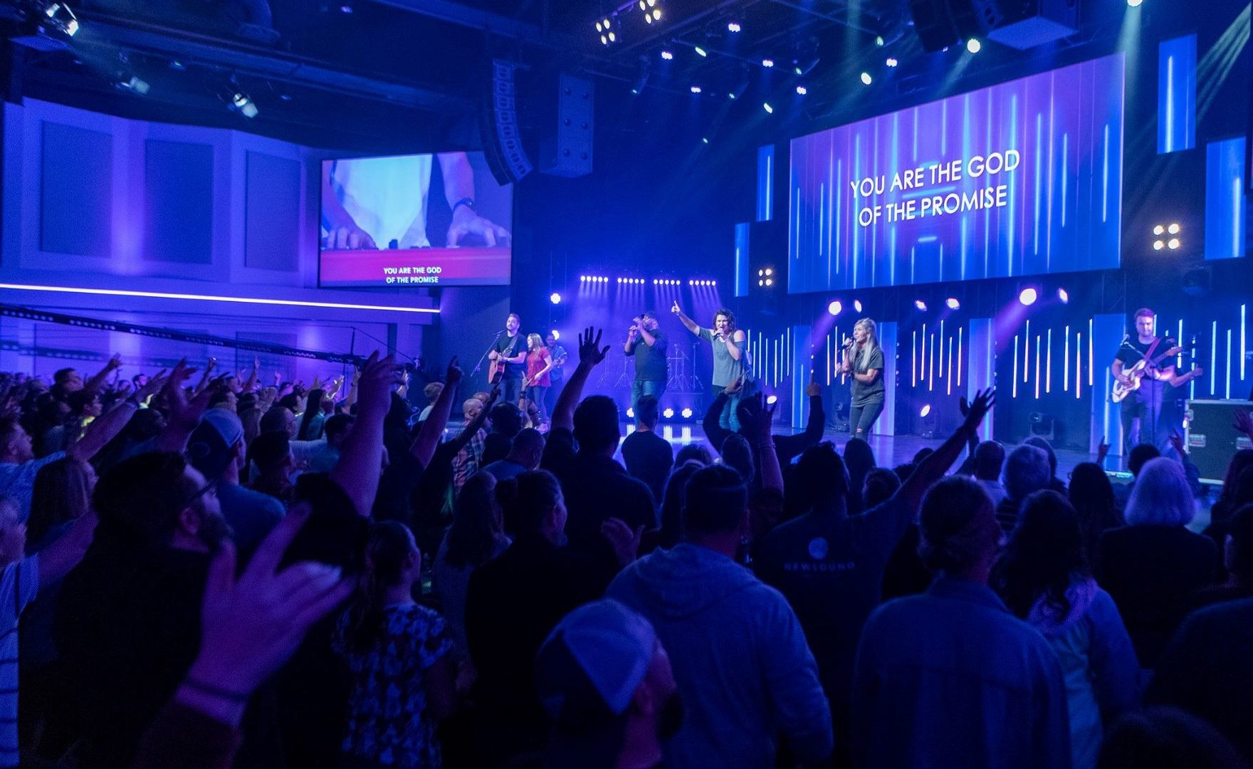 Crown Design Group and Absen Create Inspirational Sanctuary Environment for Action Church