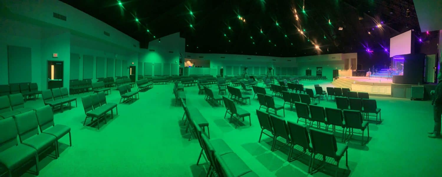 Elation House Lighting Solution Gives Tennessee Church a Fresh, New Look