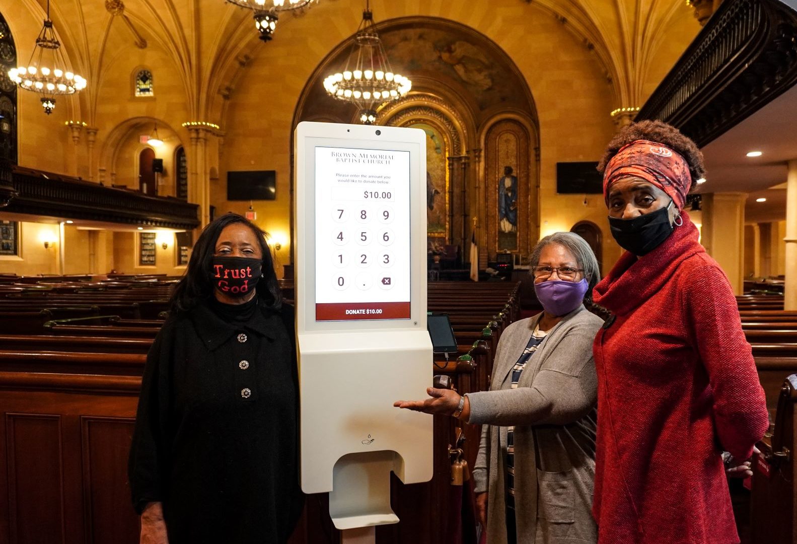 Brooklyn Church Relies on Digital Kiosks to Safely Re-Open