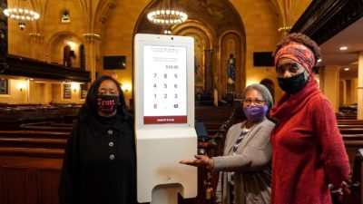 Brooklyn Church Relies on Digital Kiosks to Safely Re-Open