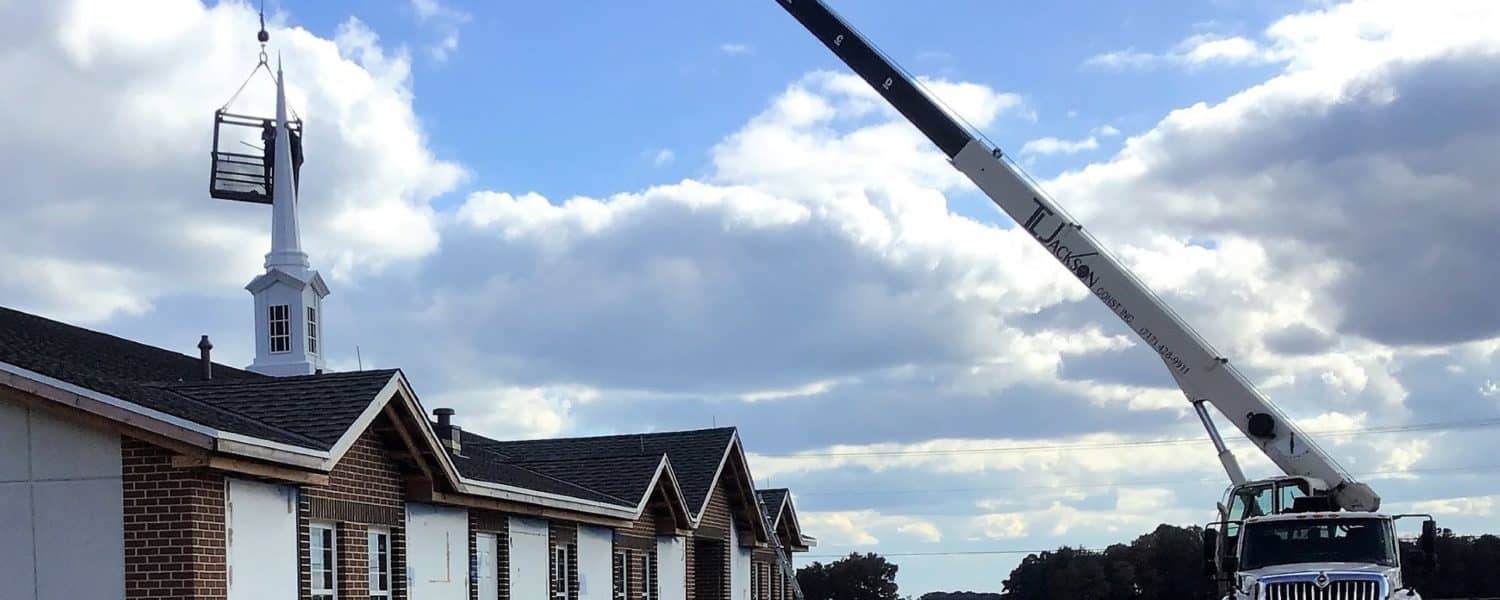 Installing a Steeple on Your New Building