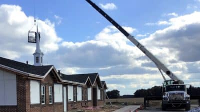 Installing a Steeple on Your New Building