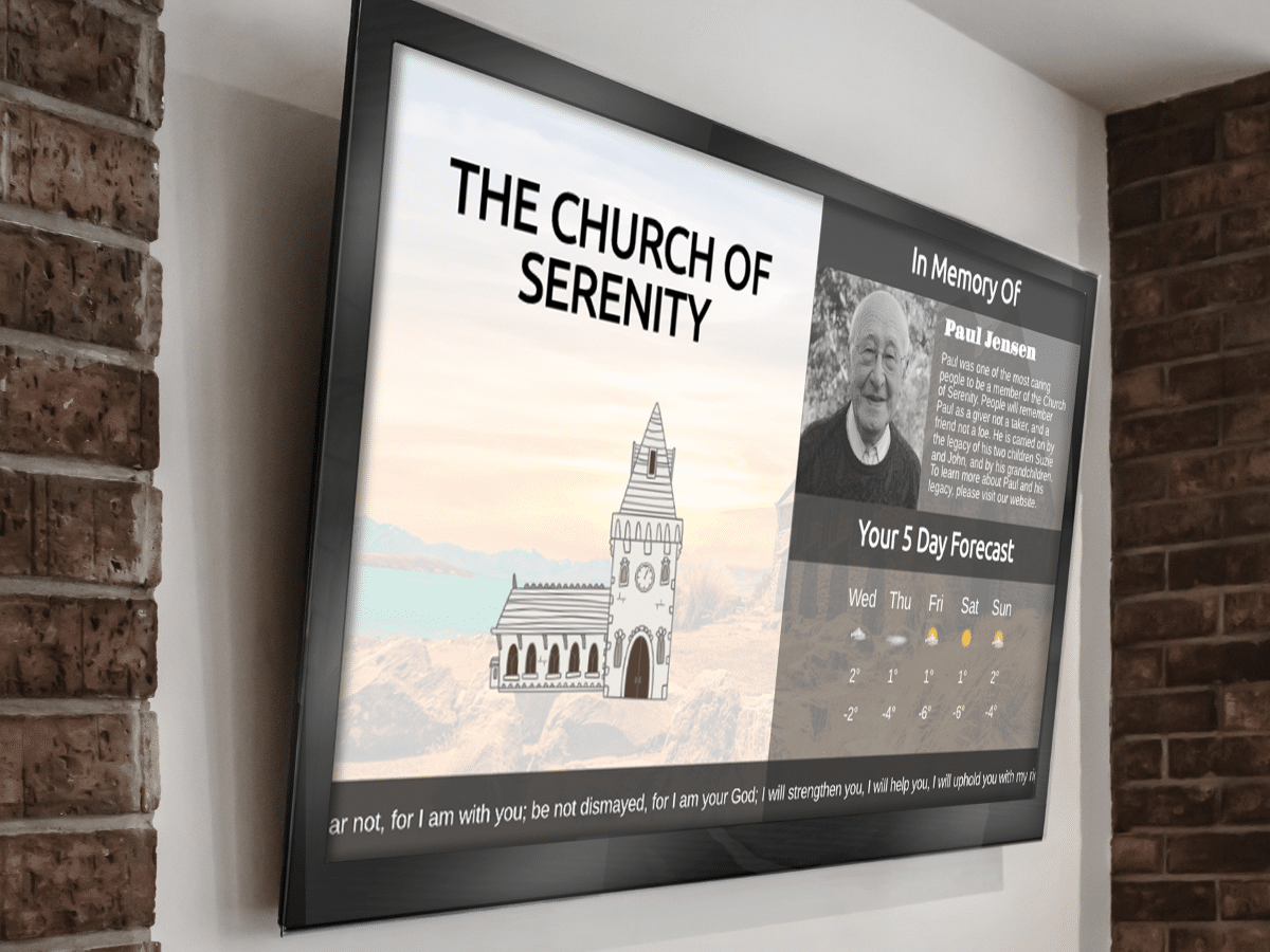 Benefits of Church Digital Signage - Religious Product News