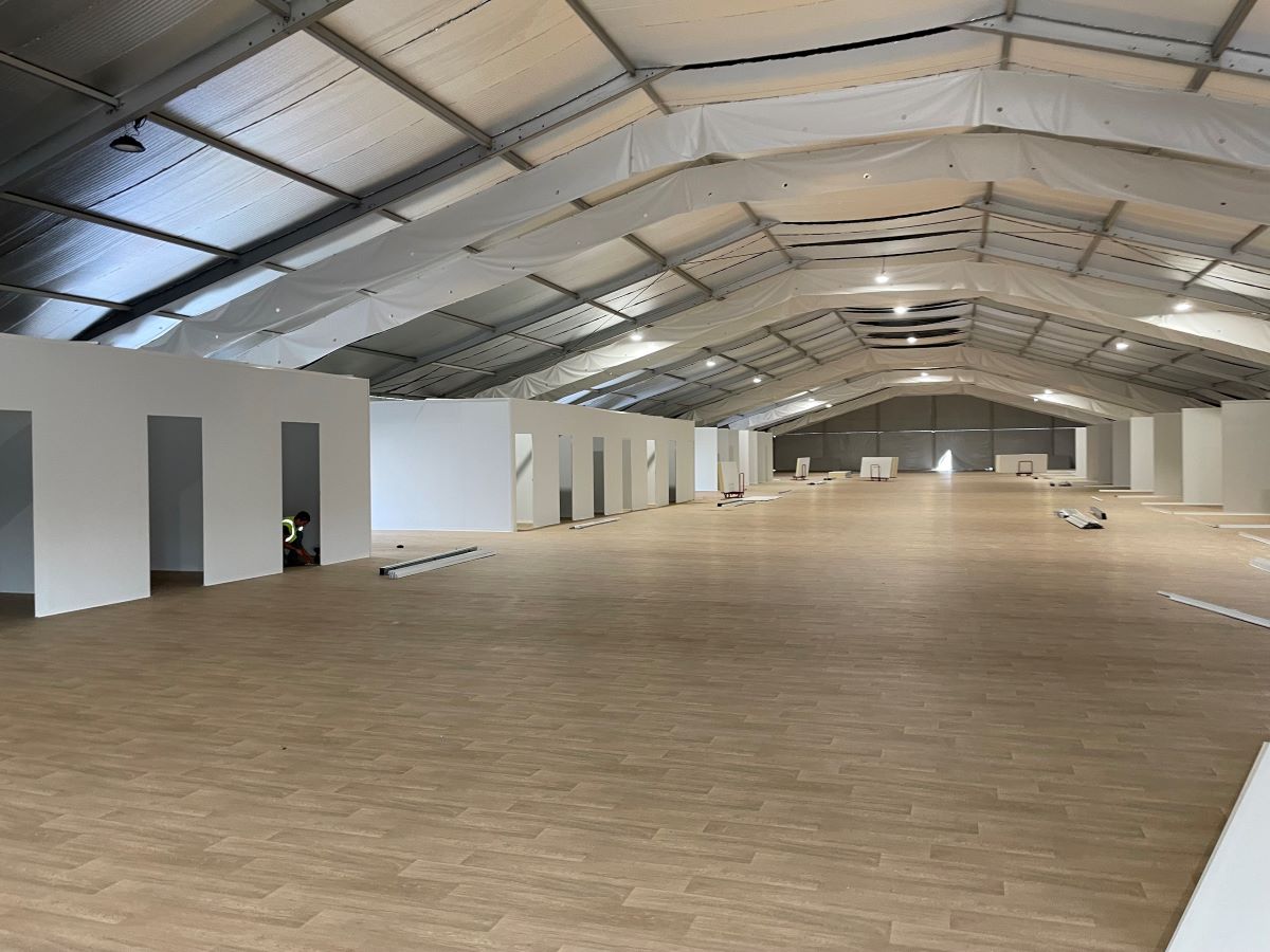 Enhancing Church Spaces for Humanitarian Efforts with Modular Walls