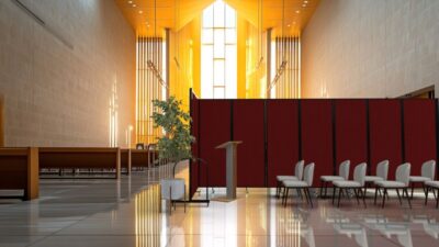 Benefits of Portable Room Dividers for Modular Churches